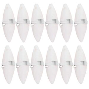 balacoo 12pcs bird cuttlebone for parakeets natural cuddle bone with metal holder chewing cuttlefish bone for sharp beaks natural birds calcium suitable for parrot cockatiels white