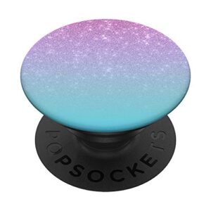 chic luxury glam purple blue ombre gradient popsockets swappable popgrip