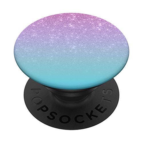 Chic Luxury Glam Purple Blue Ombre Gradient PopSockets Swappable PopGrip