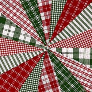 40+ Merry Christmas Charm Pack Red Green, 6 inch Precut Cotton Homespun Fabric Squares by JCS