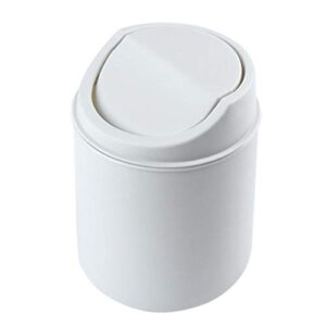 valink countertop mini trash can swing lid removable cover table wastebasket for home- small wastebasket for coffee table desk tabletop tiny garbage bin