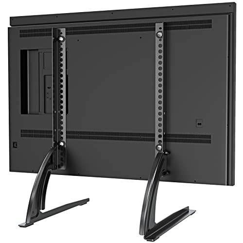 ELIVED Universal TV Stand, Tabletop TV Stand Base for Most 32 to 55 inch LCD LED Flat Screen TVs, TV Legs with 3 Height Adjustments Holds up to 88lbs, VESA up to 800x400mm, Black, YD2005