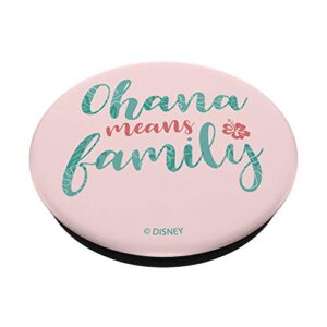 Disney Lilo & Stitch Ohana Means Family Script PopSockets PopGrip: Swappable Grip for Phones & Tablets