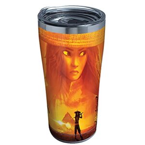 tervis triple walled disney - raya and the last dragon insulated tumbler cup keeps drinks cold & hot, 20oz - stainless steel, raya and the last dragon