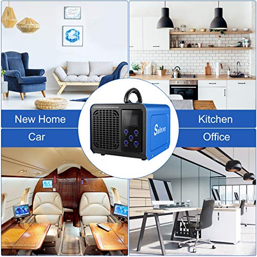 12000mg/H Ozone machine with LCD, Loop Mode, Adjustable for Any Size Room for Home, Car, Business