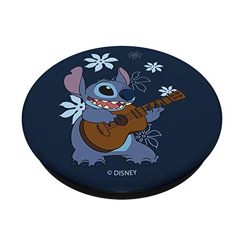 Disney Lilo & Stitch Flowers Background PopSockets Swappable PopGrip