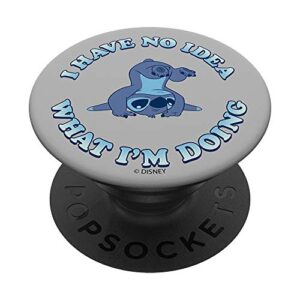 disney lilo & stitch no idea stitch popsockets popgrip: swappable grip for phones & tablets