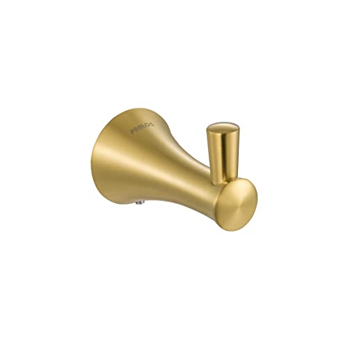 PARLOS Towel Hook, Wall Mounted Coat Hook, Brushed Gold Robe Hook for Bathroom