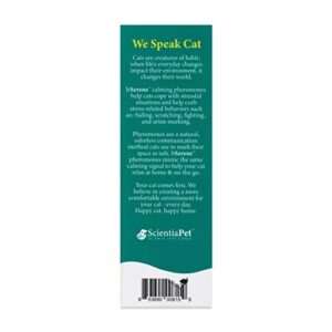 bSerene Pheromone + Catnip Calming Solution for Cats 60ml Spray Works Fast to Help Reduce Hiding, Scratching, Fighting, Marking, Stress, Anxiety at-Home or Travel Vet, Thunder, Fireworks (440223)