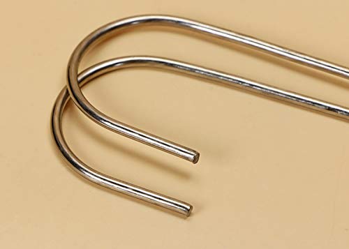 ONLYKXY 4.5 Inch Meat Hook, 20 Pieces Meat Hooks for Butchering Hanging Beef, Stainless Steel S Hooks Utility Hooks for Meat Processing (20)