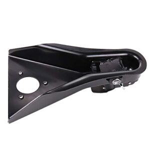 NBJINGYI 2" 8000lbs A-Frame Trailer Coupler Fits 2 in Hitch Ball Yoke-Style Class IV Black