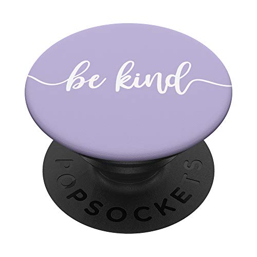 Be Kind Purple Lavender Pastel PopSockets PopGrip: Swappable Grip for Phones & Tablets