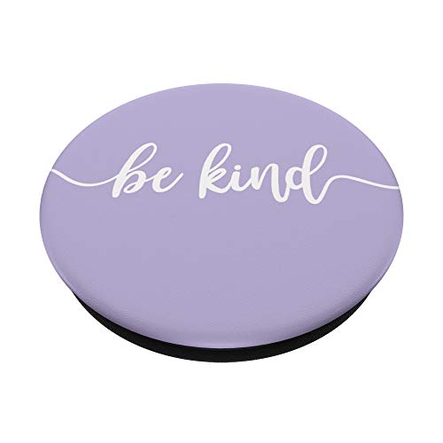 Be Kind Purple Lavender Pastel PopSockets PopGrip: Swappable Grip for Phones & Tablets