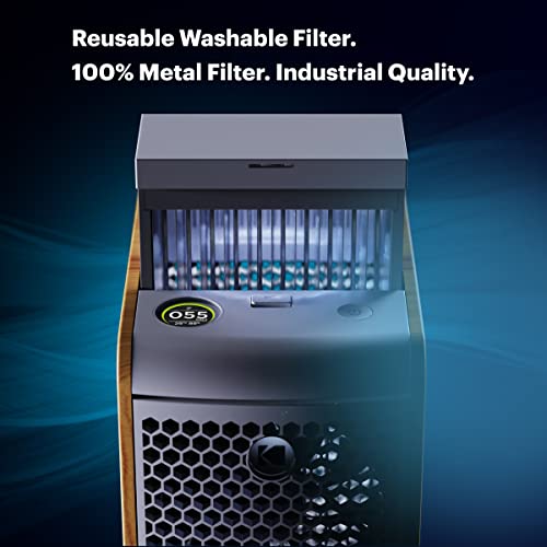 KODAK Infinio AP550 Smart Air Purifier with Reusable Washable Filter. Large Home Dual Fan with Industrial Quality. Automatic Particle Sensor, iOS and Android App to Monitor Air Quality.