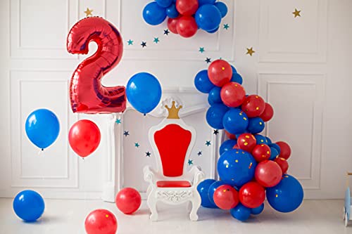 Treasures Gifted Mini Red Balloons - 5 Inch Red Balloons - Dark Red Balloons - Ruby Red Balloons - Red Latex Balloons - Bright Red Balloons - Small Red Balloons 100 Pack