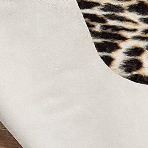 Huichenxing2021FURSTORE Faux Cheetah Area Rug Animals Printed Hide Mats Leopard Faux Hide Area Rug 5.2ft x 6.5ft/ 63 x 78.7inch / 160 x 200cm