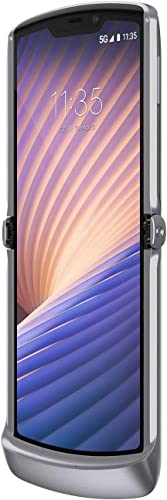 Moto Razr 5G 2020 (256GB, 8GB) 6.2" Flip P-OLED, Snapdragon 765 5G, 2800mAh Battery, 48MP Camera (Fully Unlocked for AT&T, T-Mobile, Verizon, Global) XT2071-2 Silver (Renewed)