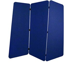 versare soundsorb versipanel | acoustic room divider | lightweight portable partition | folding sound-dampening wall |6' x 5' blue soundsorb panels