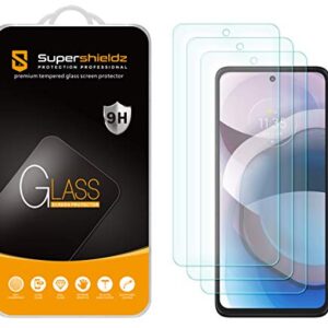 Supershieldz (3 Pack) Designed for Motorola (One 5G Ace) / One 5G UW Ace/Moto G 5G (2020) Tempered Glass Screen Protector, Anti Scratch, Bubble Free