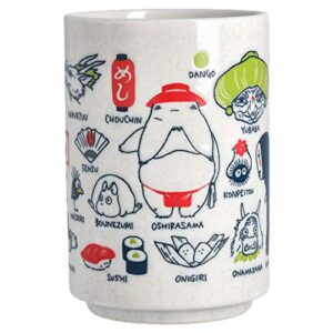 studio ghibli via bluefin benelic spirited away the other side of the tunnel japanese teacup - official studio ghibli merchandise (bnl35581), 12 ounces