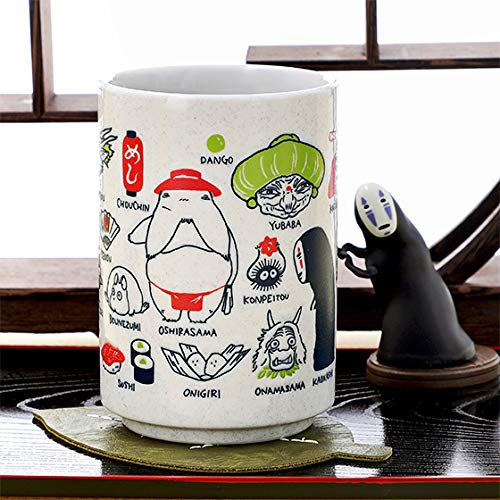 Studio Ghibli via Bluefin Benelic Spirited Away The Other Side of The Tunnel Japanese Teacup - Official Studio Ghibli Merchandise (BNL35581), 12 ounces