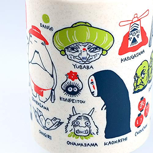 Studio Ghibli via Bluefin Benelic Spirited Away The Other Side of The Tunnel Japanese Teacup - Official Studio Ghibli Merchandise (BNL35581), 12 ounces