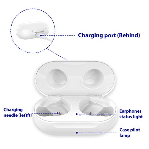 Rinetics Wired Charging Case Replacement Compatible with Samsung Galaxy Buds+ Plus SM-R175, Charger Case for Samsung Galaxy Buds SM-R170 (Earbuds not Included)