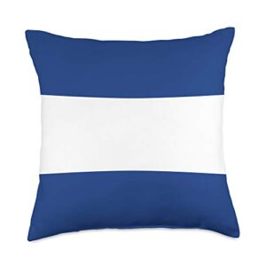 beach home coastal collection nautical signal flag code maritime international letter j throw pillow, 18x18, multicolor