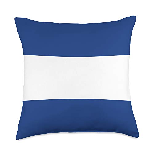 Beach Home Coastal Collection Nautical Signal Flag Code Maritime International Letter J Throw Pillow, 18x18, Multicolor