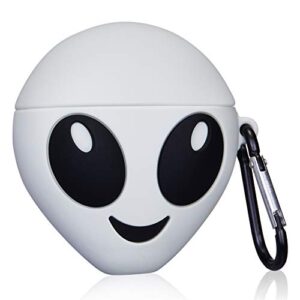 Oqplog for Airpod Pro for AirPods Pro 2019/Pro 2 Gen 2022 Case 3D Cute Fun Cartoon Funny Character Air Pods Pro Cover for Girls Women Teen Boys Unique Kawaii Trendy Silicone Cases – Luminous Alien