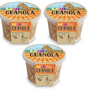 Likit 3 Pack of Granola Multigrain Horse Treats, 19.4 Ounces Each, for Activity Toys