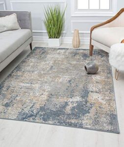 rugs america ludlow md15a hill castle stone transitional vintage area rug, 2'6" x 4'