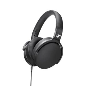sennheiser hd 400s closed back, around ear headphone with one-button smart remote on detachable cable (renewed)
