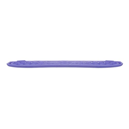 Neater Pets - Neat-LIK with Mess-Proof Tray Keeps Floors Clean - Slow Feeding Pad for Dogs & Cats - Relieves Anxiety & Cures Boredom - Fill Licking Pad with Treats & Food (Purple & Gunmetal)