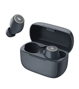 edifier tws1 pro true wireless earbuds - bluetooth v5.2 - qualcomm® aptx-adaptive - 42h playtime - cvc™ 8.0 call noise cancelling - ip65 waterproof - touch control - built-in dual microphones - grey