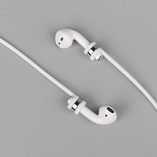 Guran 360° Strong Magnetic earphone Strap Anti-Lost Cord Sports String for Airpods 3rd 2nd Generation Pro 3 2 1(White)