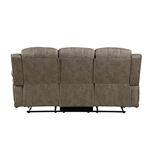 Lexicon Carter Double Reclining Sofa, Sandy Brown