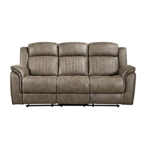 Lexicon Carter Double Reclining Sofa, Sandy Brown