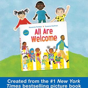 Carson Dellosa Education All Are Welcome Everyone Has a Story Poster—Motivational Wall Art or Bulletin Board Decor, Inspirational Classroom, Office, Homeschool Decorations (13.37" x 19")