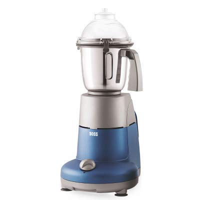 BOSS Excel Pro 3-Jar Mixer Grinder Kitchen Grinding Genius 750 Watt Powerful Motor, 3 Variable Speed with Incher, 110V