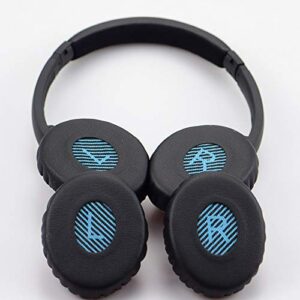 LIPOVOLT® Black+Blue Replacement Earpads Cover Cushion for Bose Headset OE2 OE2i Headphone Ear Pads