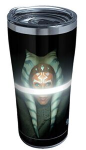 tervis triple walled star wars - the mandalorian chapter 13 insulated tumbler cup keeps drinks cold & hot, 20oz, stainless steel