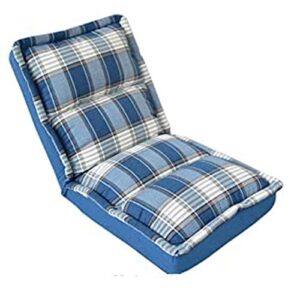 gydjbd foldable washable lazy sofa with five gears, thick steel tube wear-resistant oxford cloth is easy to remove