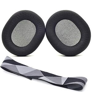 arctis 7 arctis 9 repair parts suit replacement ear pad and headband pad compatible with steelseries arctis 7 / arctis 9x / arctis pro lossless wireless gaming headset(c)