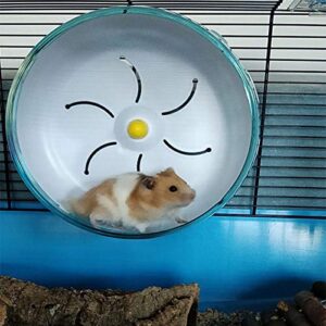 5.5inch Silent Hamster Wheel-Pets Running Sports Exercise Wheel Jogging Wheel Hamster Rat Gerbil Silent Spinner (Pink)