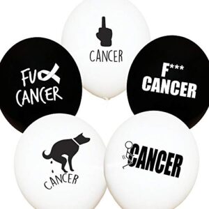 fuck cancer balloons decorations for a survivor breast cancer party