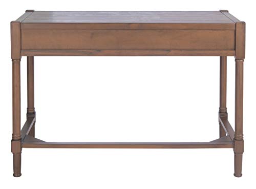 Safavieh Home Collection Filbert Brown 2-Drawer Writing Desk DSK5701C, 0