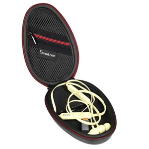 smatree charging case compatible for beats flex, powerbeats 3, powerbeats 2, bose soundsport, sony wi-xb400, ,sony wi-c300/c200, headphones hard shell storage travel carrying bag