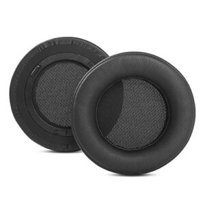 ear pads compatible with corsair virtuoso rgb wireless se gaming headset-memory foam earcups cushions replacement (black)