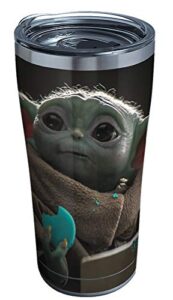 tervis triple walled star wars - the mandalorian chapter 12 insulated tumbler cup keeps drinks cold & hot, 20oz, stainless steel